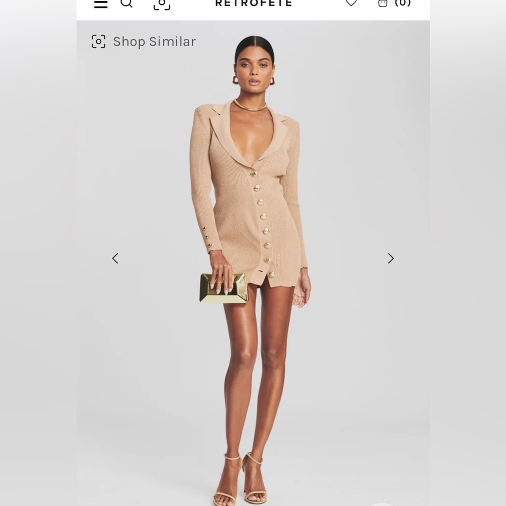 MIMI RIB KNIT DRESS by 
Retrofête